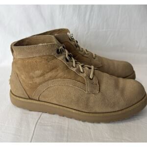 UGG Bethany Women’s Chestnut Sheepskin Suede Boots, Size 9, Cozy Winter Style